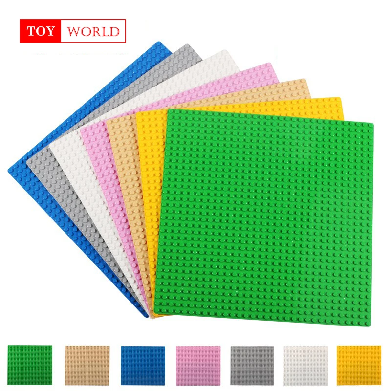 Совместимость с Legoin Plate 16*16 Dot Baseplate кирпичные пластины основы Modles строительные
