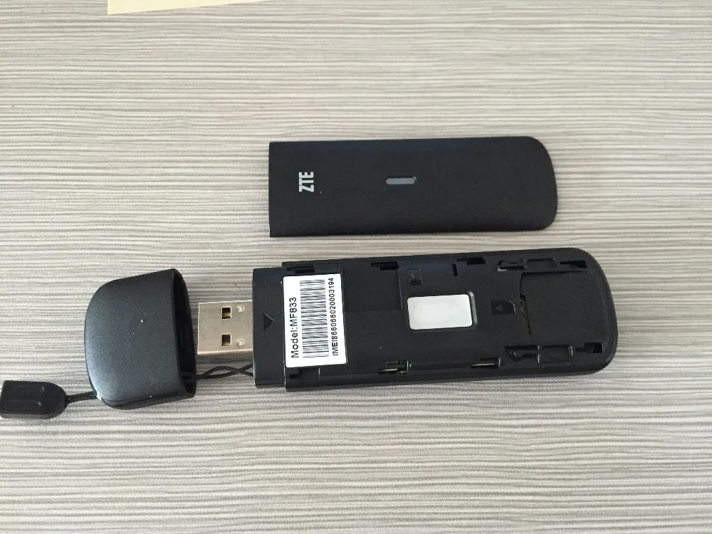 Zte MF833 4G LTE usb-модем cat4 150 Мбит/с чип Qualcomm MDM9225 поддержка band1/2/4/5/7/28