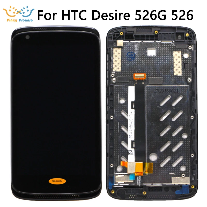 

with frame For Htc desire 526 LCD Display + Touch Digitizer Screen glass Assembly For HTC Desire 526 526G with frame