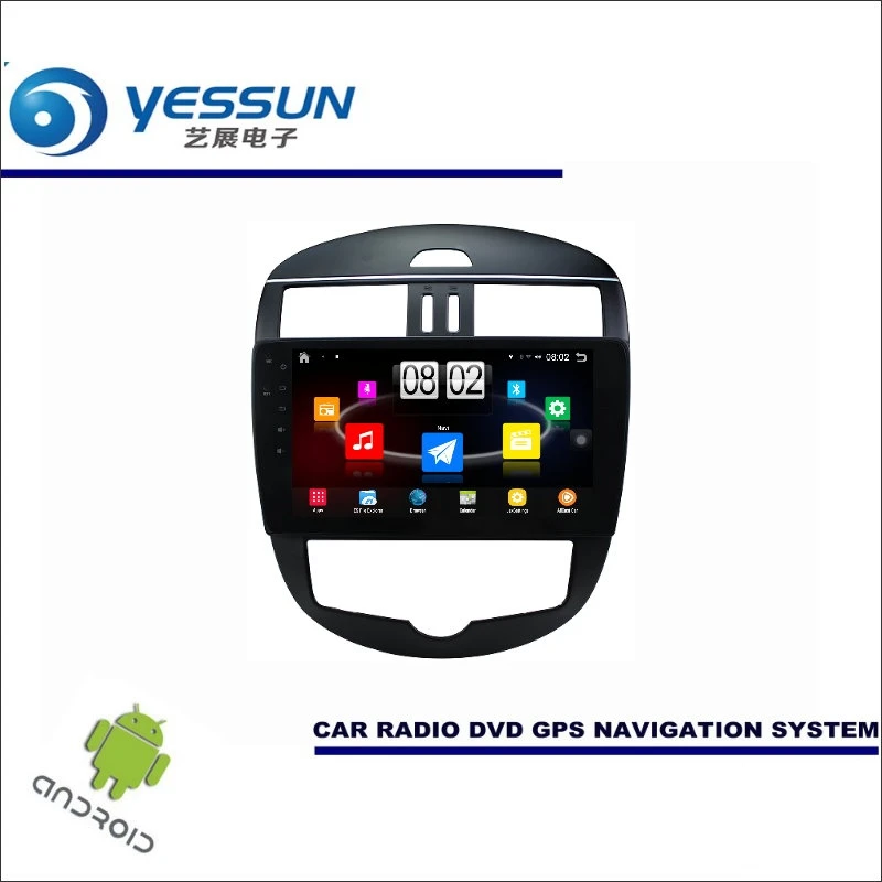 

YESSUN Car Android Player Multimedia For Nissan Tiida 2011~2016 Radio Stereo GPS Nav Navi Navigation (no CD DVD ) 10" HD Screen
