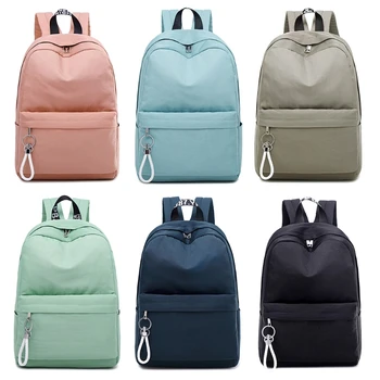 

Women Girl Nylon Backpack Computer Rucksack Travel Shoulder School Bag Daypack