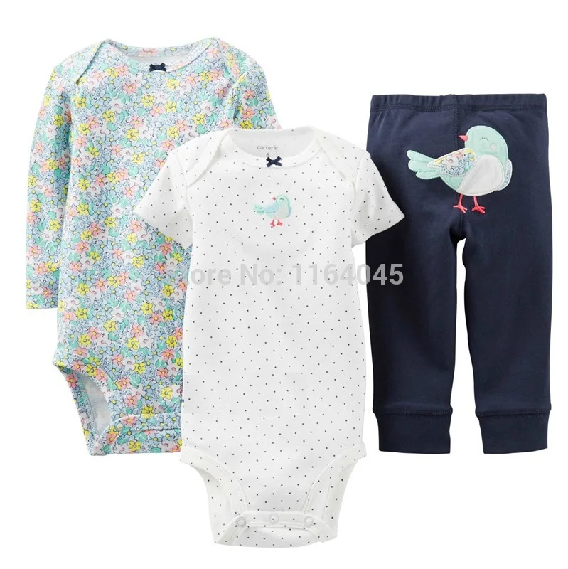 GSLL3 025, Original,Baby Girls 3 Piece Set , With 2 Pieces Bodysuits