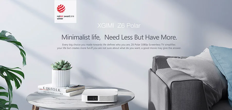 XGIMI Z6 Polar Мини Портативный Умный домашний кинотеатр 3D Android 6,0 wifi 1080P Full HD Домашний кинотеатр Bluetooth проекторы