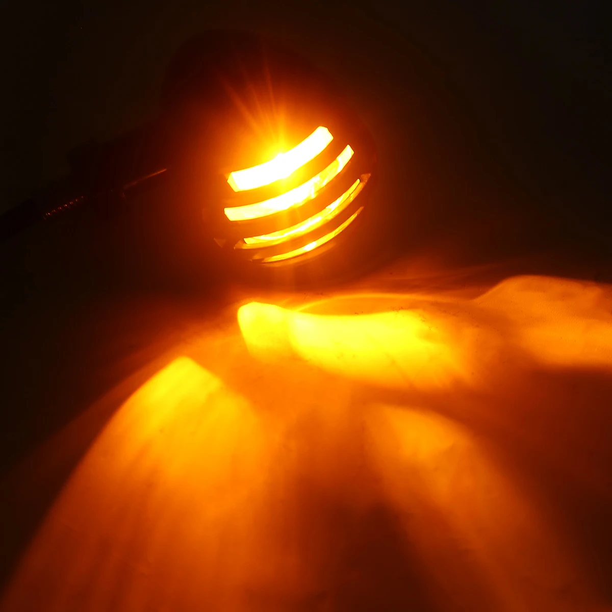 

2pcs Motorcycle Retro Turn Signal Light 12V 15 LED mini turn signal flashing lights flash for motorcycles 2 piece