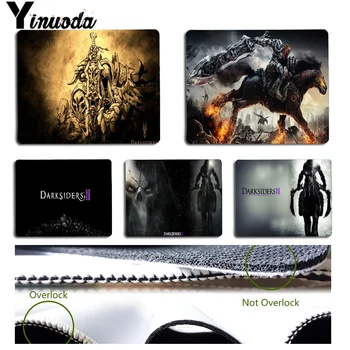 

Yinuoda Beautiful Anime Darksiders2 and Wrath of War Office Mice Gamer Soft Mouse Pad Size for 18x22cm 25x29cm Small Mousepad