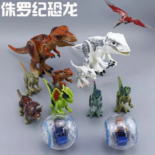 

GUSUG 79151 77001 77011 Dinosaur tyrannosaurus Rex Bricks Blocks Super Heroes Best Gift baby toys