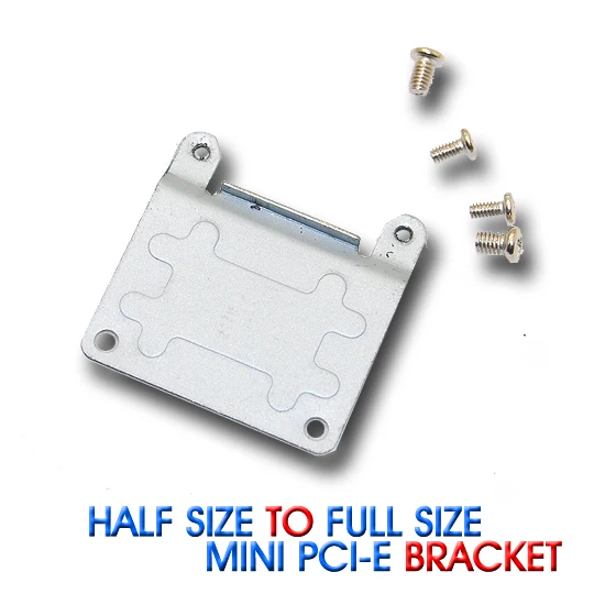 50 шт. мини PCI-E половина до полного размера Расширение карты беспроводной wifi адаптер Монтажный кронштейн с 4 винтами