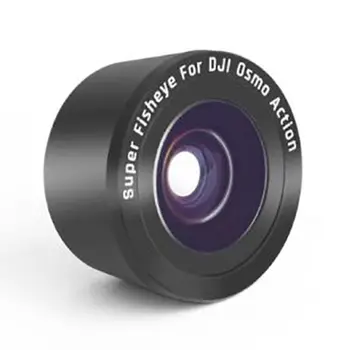 

New 180 Degree External Optical Glass Lenses Fish Eye Lens Underwater Accessories For DJI OSMO ACTION Action Camera