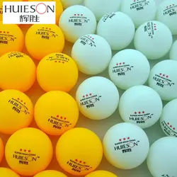 Huieson эксклюзивный 3 звезды мячи для настольного тенниса 40 мм 2,9 г мячик для пинг-понга белый желтый для школы клуб, Настольный Теннис