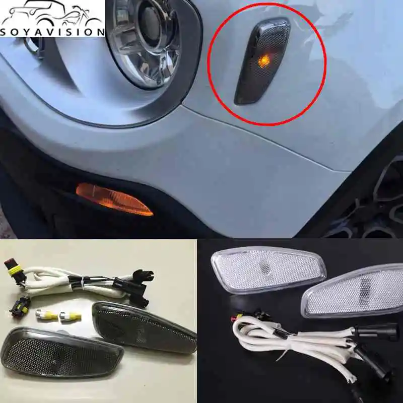 For Jeep Renegade 2014 2016 Side Reflection Warning Turn Signal Light