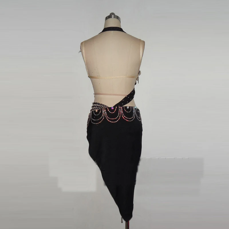Лидер продаж Детский костюм для танца живота женские черные Цвет платье Профессиональный Для женщин платье женское фламенко конкурентоспособная костюмы B214
