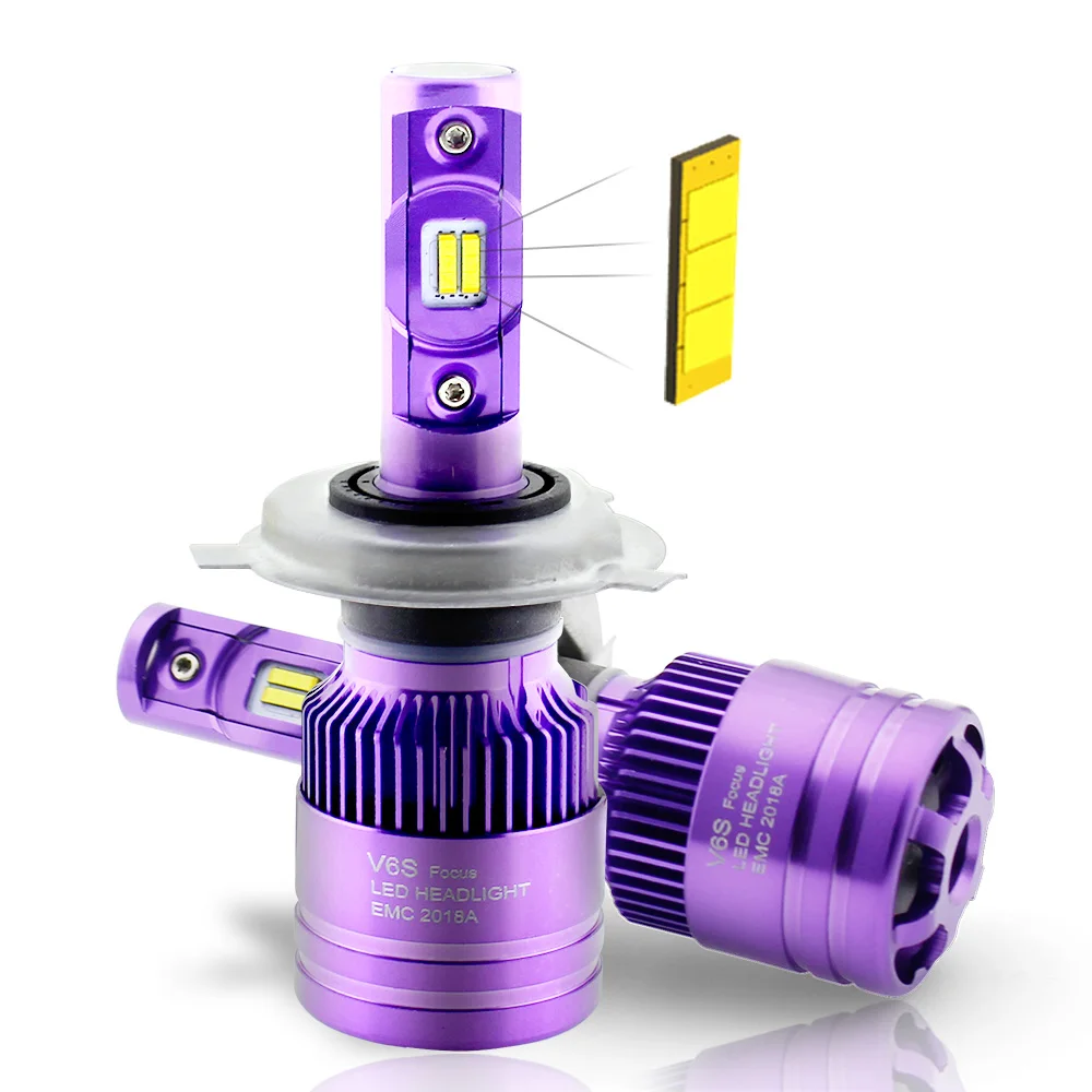 Goede 2018 8000LM hi lo Koplamp H7 H4 LED H11 HB3 9005 HB4 9006 H1 H3 9008 H13 9007 55 w Auto Lamp Auto Licht Lamp