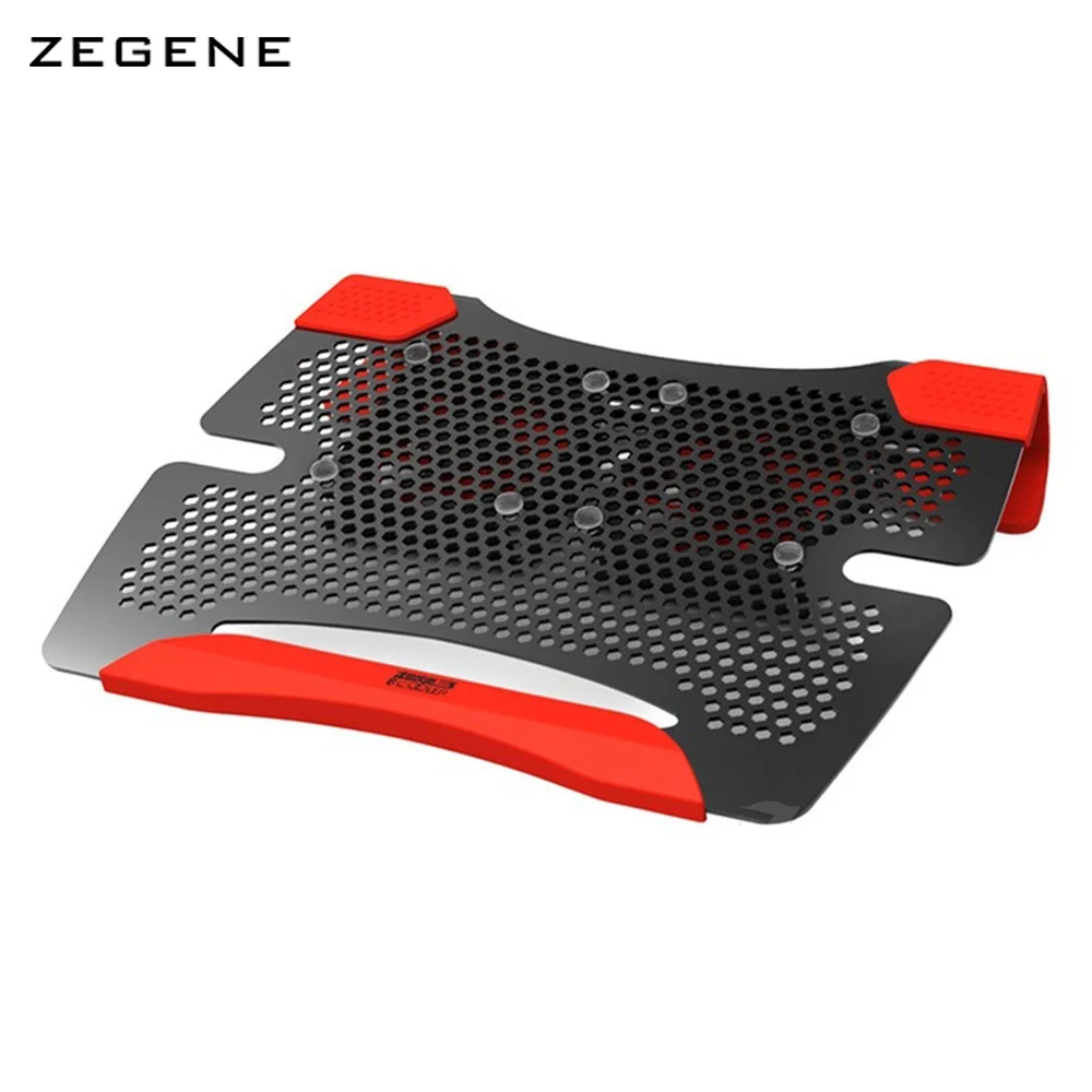 

Aluminum cooler Silent Removable Replacable Dual USB Fans Notebook Stand Laptop Cooling Pad Base Size 10-15 Inch