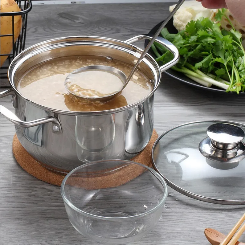 2018 NEWEST 16/20/24cm Chinese Stainless Steel Soup Pot Kitchen Cooking