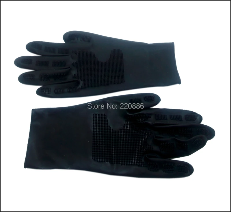 Силиконовые термостойкие(Max.300C) перчатки для завивки волос палочка и выпрямления железа Парикмахерская перчатки 2 шт./лот GIC-HA602