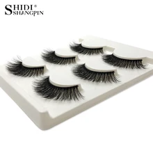 SHIDISHANGPIN ручной работы ресницы 3d норка макияж Накладные ресницы натуральные длинные искусственные cils накладные ресницы 1 коробка ресницы 3D-X11