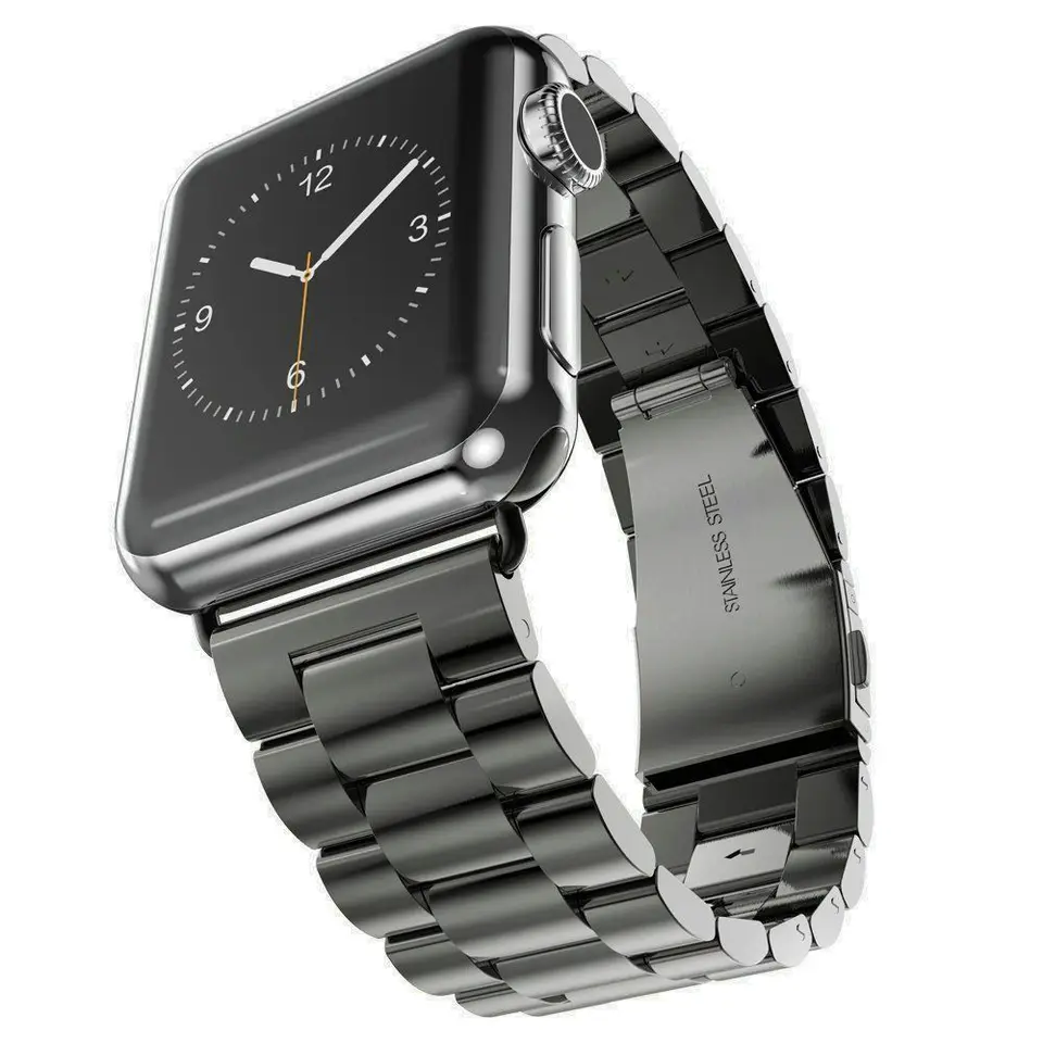 space grey stainless steel apple watch