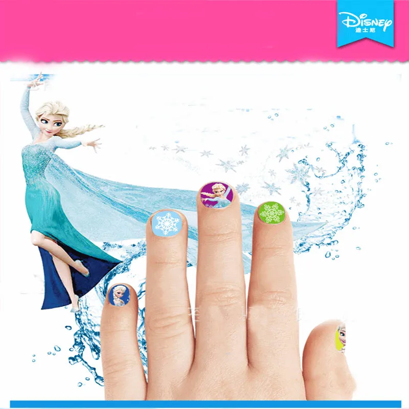 Disney Pretend Play Beauty Fashion toys Frozen Nail Sticker Girl Colorful Children Cartoon Nail Patch Waterproo Large size Disney Pretend Play Beauty Fashion toys Frozen Nail Sticker Girl Colorful Children Cartoon Nail Patch Waterproo Large size