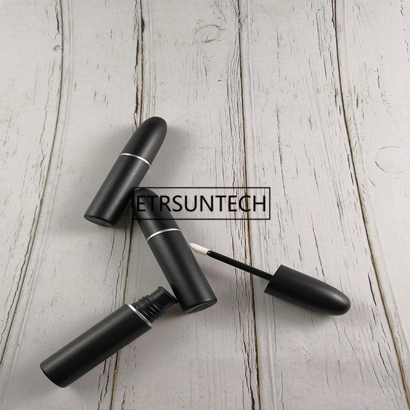 

Empty matte black Lipgloss Tube,Makeup Lip Gloss Bottle,DIY Homemade Lipgloss Cosmetic Containers F1624