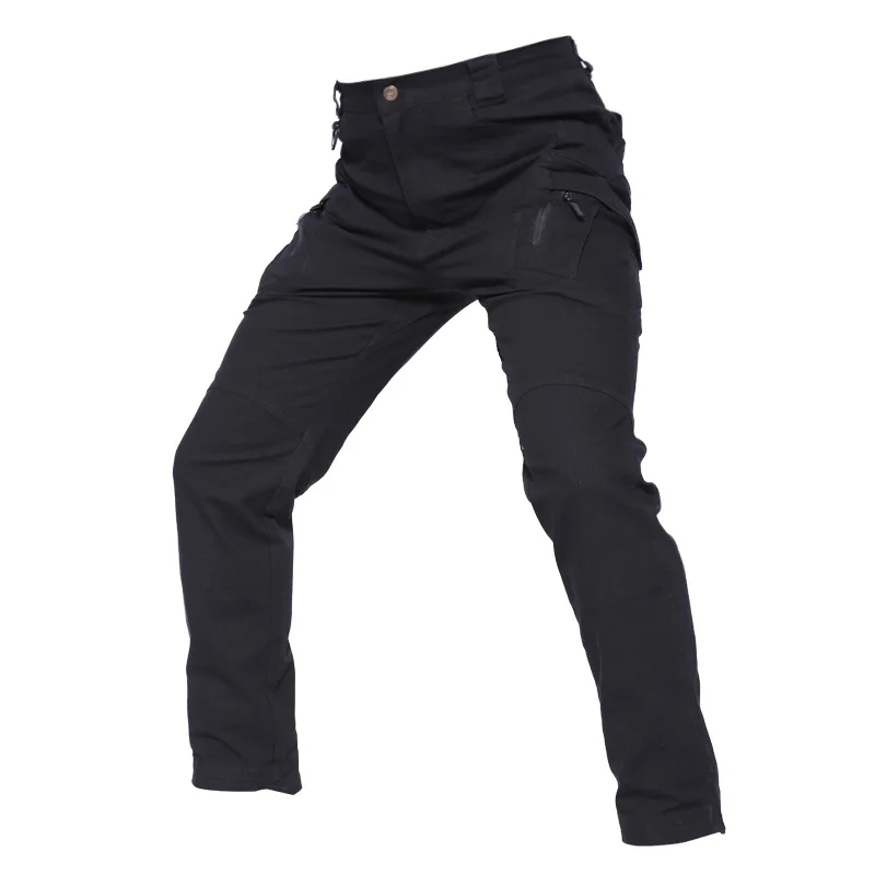 

IX9 City Tactical Cargo Pants Men Combat SWAT Army Military Pants Men Cotton Many Pockets Stretch Flexible Casual Trousers Men