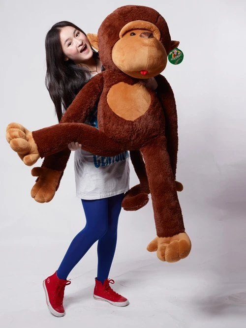 giant plush monkey