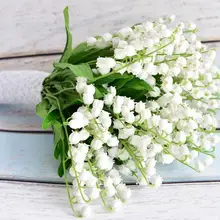 SexeMara белый свадебный букет Искусственные Шелковые цветы и букет