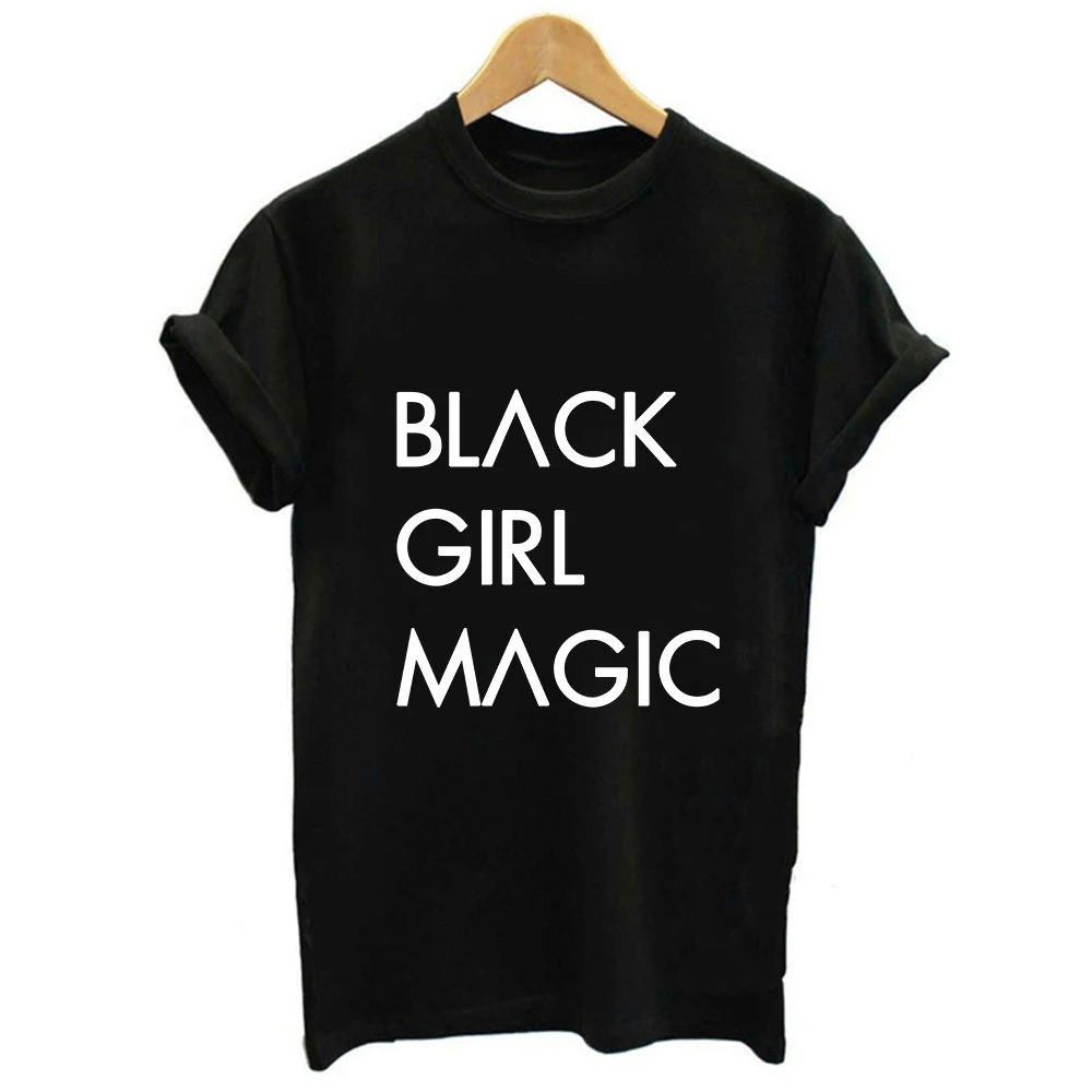 Черная Женская футболка CDJLFH Magic коллекции Лето 2019 женские модные повседневные