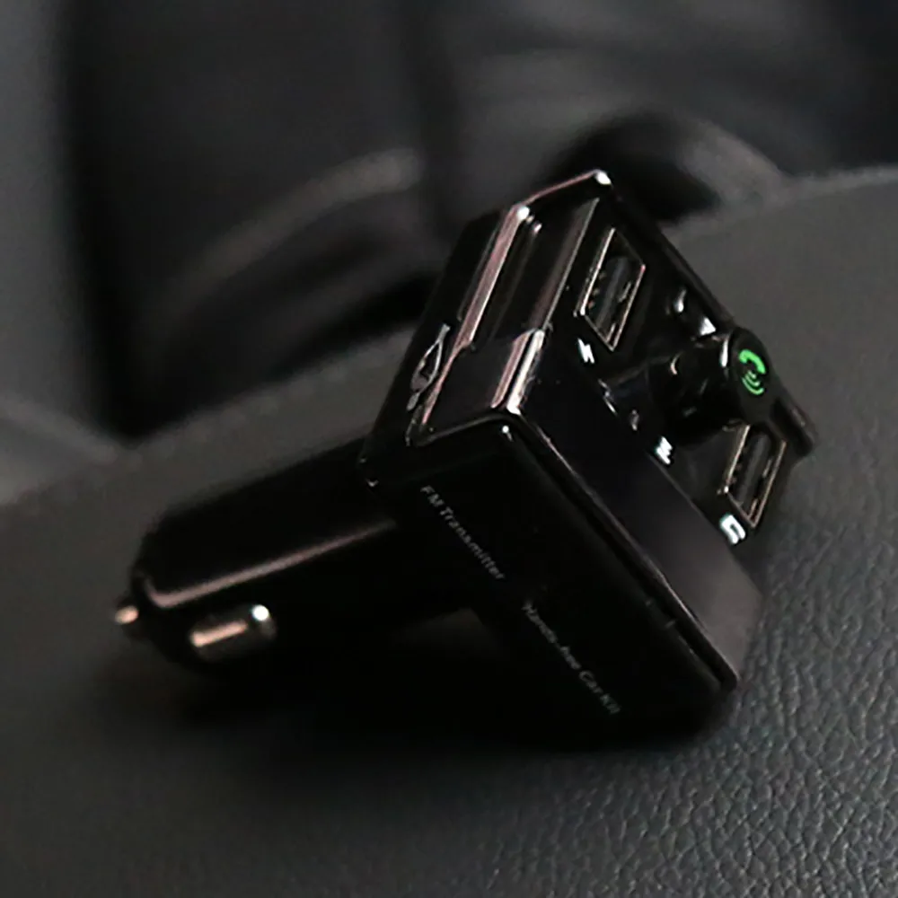 Беспроводной Bluetooth автомобильный комплект MP3-плеер fm-передатчик Handsfree Авто fm-модулятор аксессуары del coche