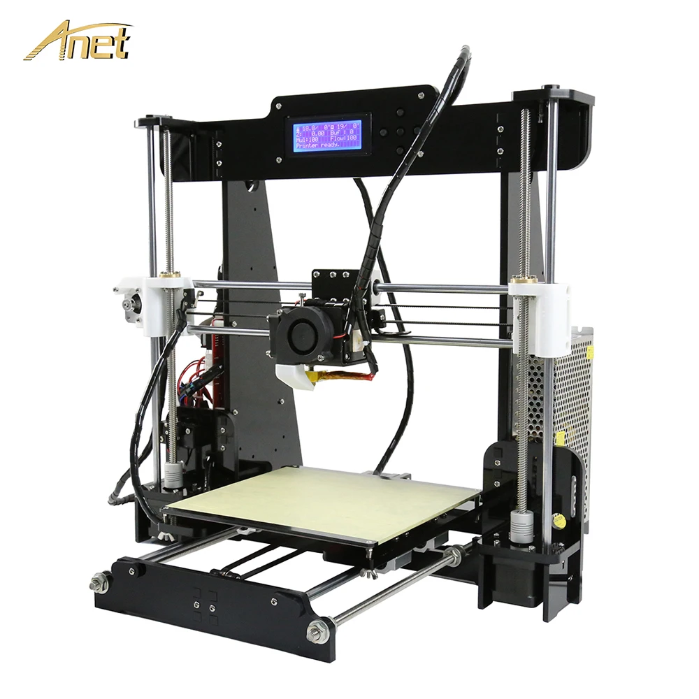 

Anet A8 3D Printer Full Acrylic Frame High Precision Control main board Reprap Prusa i3 3d Printer Kit DIY with 10M PLA Filament