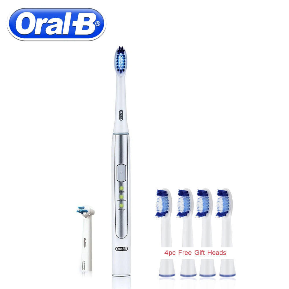 

Oral B Electric Toothbrush Pulsonic Sonic Rechargeable Ultrasonic Electric Tooth Brush With 2 Replacement Brush Heads