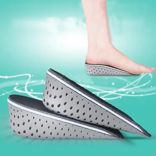 SANWOOD 4,3-2,3 см стелька для обуви Memory Foam высота Увеличение Стелька Вставка Спортивная обувь Pad plantillas para los pies inlegzolen