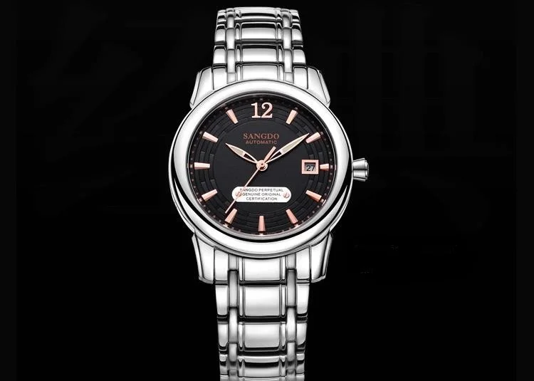 

40mm Sangdo Luxury watches Automatic Self-Wind movement Sapphire Crystal High quality Auto Date Men's watch 62A