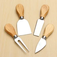 50 наборов* 4 шт/наборы ножи бард набор нож для сыра с дубовой ручкой набор кухонных инструментов для приготовления пищи полезные аксессуары