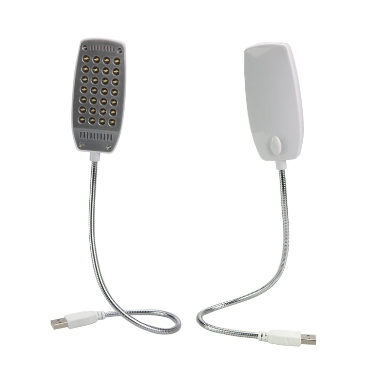 LED Light 28leds USB Reading Book Flexible luminaria de mesa Book Light Reading Lamp Power Bank Computer Notebook led light book light