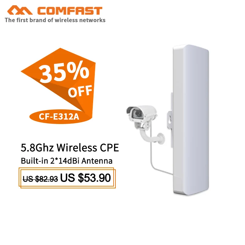 

5.8G 300Mbps outdoor IP cam CPE wireless bridge& wifi repeater amplifier point to point wifi transmission 3km Nanostation router