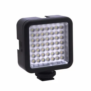 

W49 Mini Interlock Camera LED Panel Light Camcorder Video Lighting With Shoe Mount Adapter for Canon for Nikon for Sony DSLR