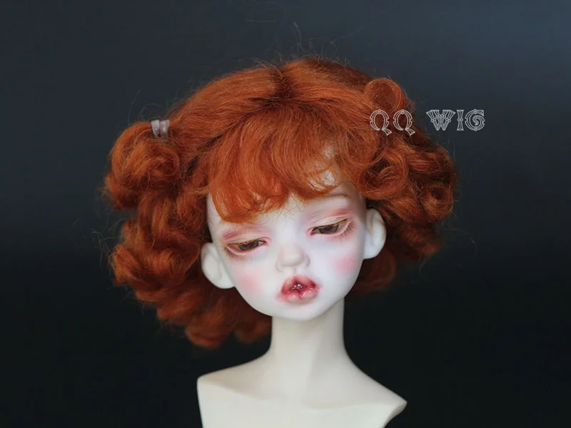 1/6 BJD парик Супер кукла парик Мода Милый короткий кудрявый мохер для BJD куклы парик