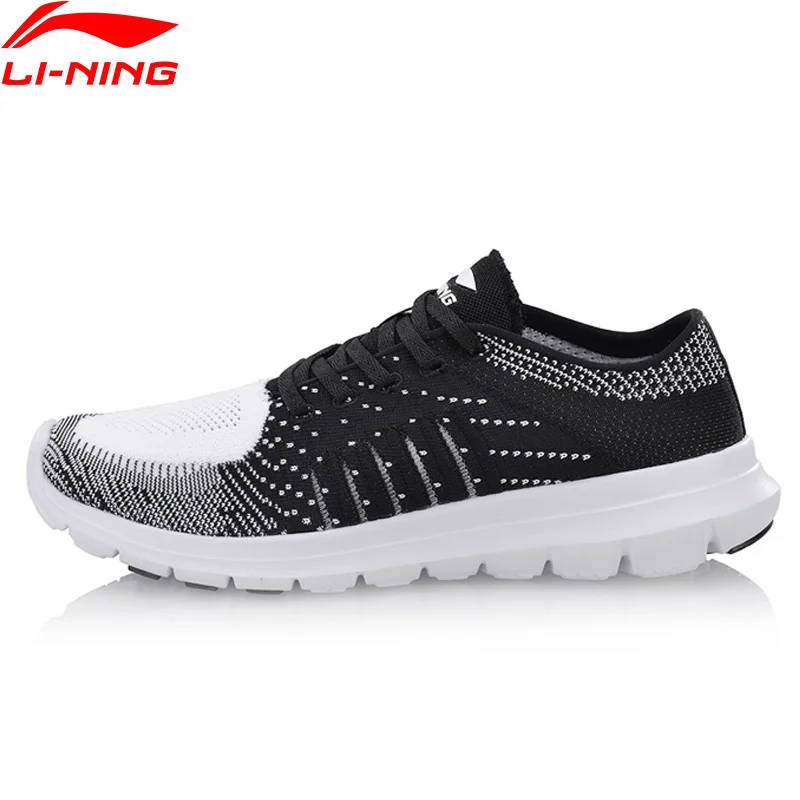 

Li-Ning 2018 Men FLEX RUN Smart Moving Running Shoes Mono Yarn Comfort Fitness LiNing Sports Shoes Breathable Sneakers ARKN007
