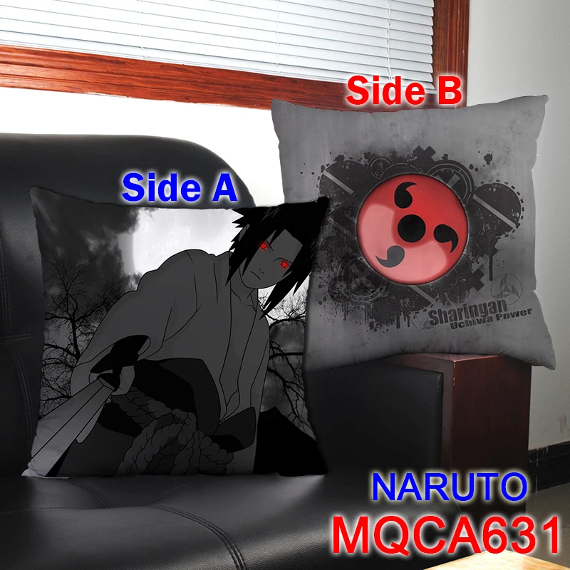 45x45CM Decorative Pillows Custom Japanese anime NARUTO Quality Uchiha