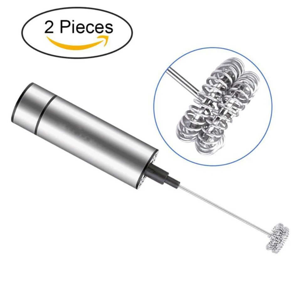 LUCOG-Double-Spring-Whisk-Head-Electric-Milk-Frother-Stainless-Steel-Handheld-Milk-Foamer-Drink-Mixer-for