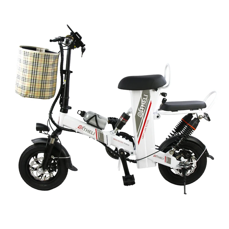 Best mini electric bike 12-inch power folding scooter adult small generation drive electric bicycle lithium battery electric bike 27