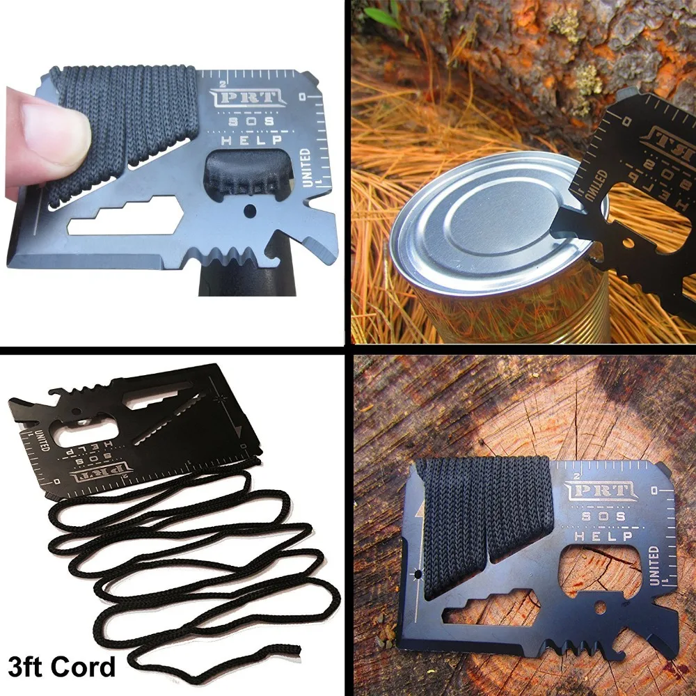 Ferramentas ao ar Turismo ao ar Ferramenta de Acampamento 18 em 1 Livre Militar Tático Multifunções Primeiros Socorros Sos Edc Emergência Kit Sobrevivência 11 Ferram. atividade ar livre