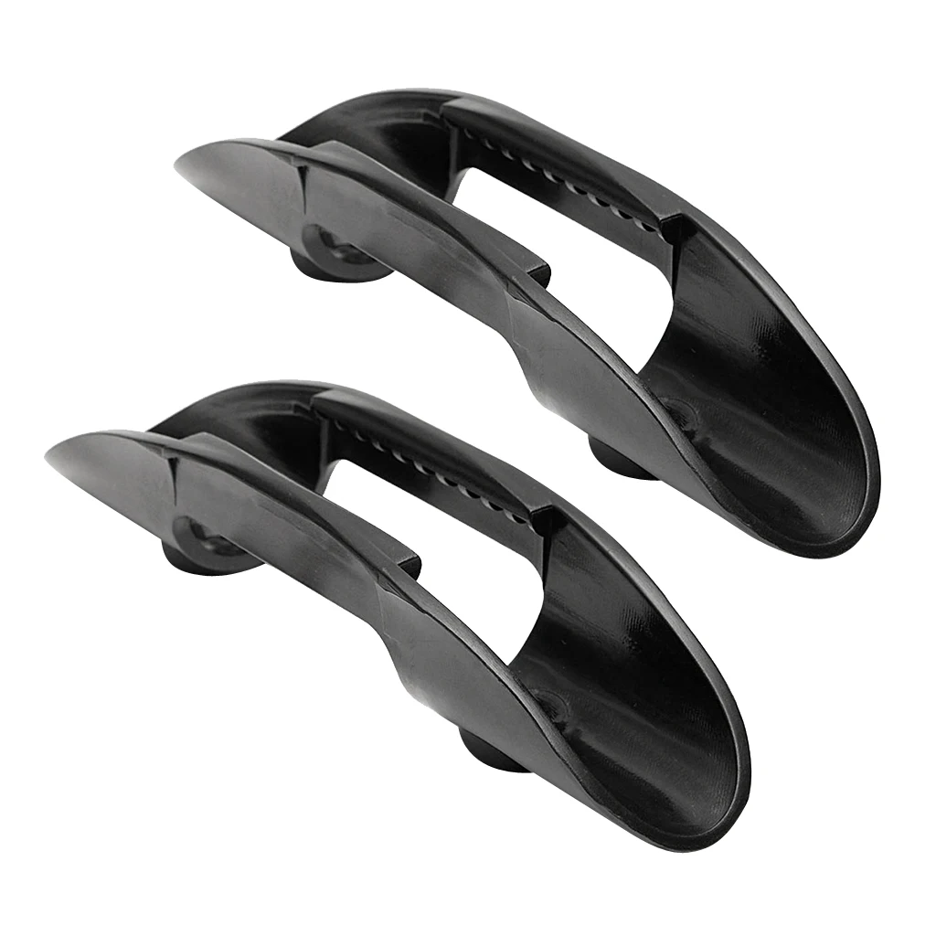 2 Pieces Kayak Paddle Clip Holder with 2 Pieces Canoe Boat Scupper Stoppers for Flatable Fishing Boat Dinghy Yatch Accessories