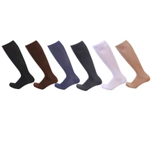 Компрессионные чулки для мужчин и женщин, для путешествий, циркуляция давления, Анти-усталость, Поддержка голени, гольфы, унисекс