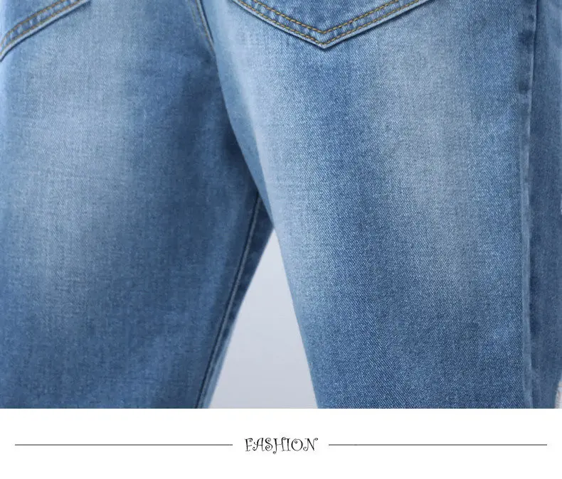 Fashion Men Jeans Solid Pencil Pants Cotton Cargo Jeans Pant Simple Color Male Trousers Youth Full Length Brand Hollow Out Jeans 11
