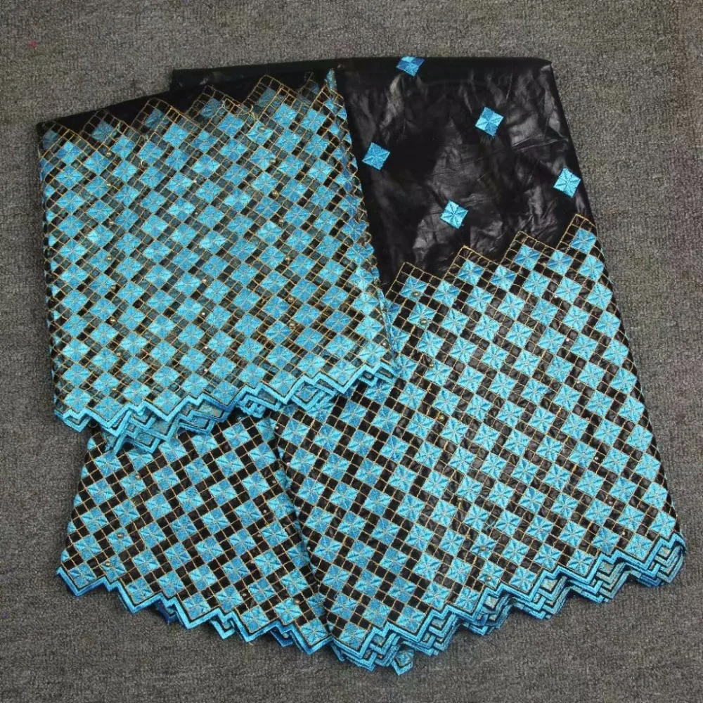 Новинка 2019 белый Африканский Базен Riche Getzner чистая кружевная ткань жаккардовая