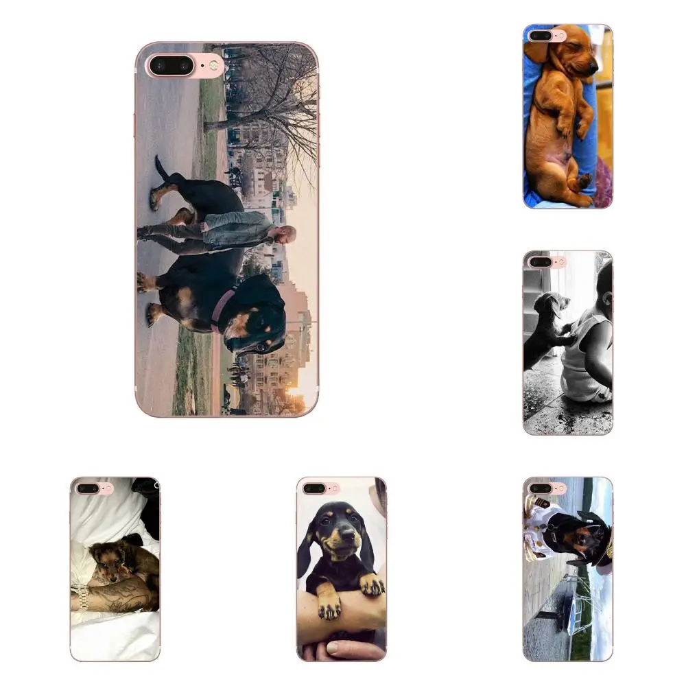 

New Dachshund Soft Silicone TPU Transparent Protective For Xiaomi Mi3 Mi4 Mi4C Mi4i Mi5 Mi 5S 5X 6 6X 8 SE A1 Max Mix 2 Note 3 4