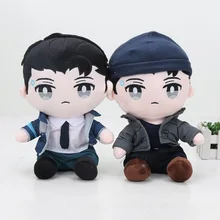 Detroit: torne-se humano dbh connor rk800 pelúcia recheado travesseiro cosplay boneca coxim plushie brinquedo jogo cosplay prop