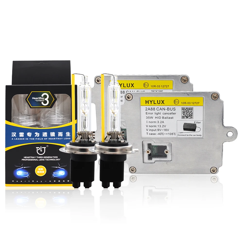 

SKYJOYCE 12V 35W Hylux 2A88 Canbus HID Xenon Ballast Kit 4500K 5500K 6500K H1 H7 H11 9005 9006 D2H Heartray Bulb HID Canbus Kit