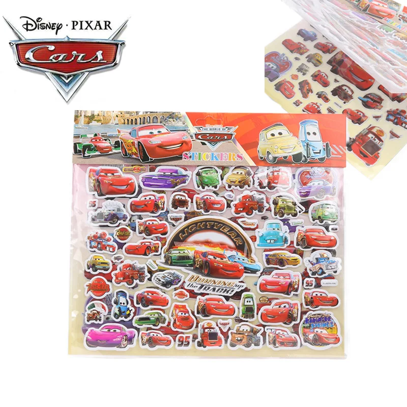 158 шт./книга disney Pixar Cars 3 игрушечные лошадки книга стикеры s Молния Маккуин матер